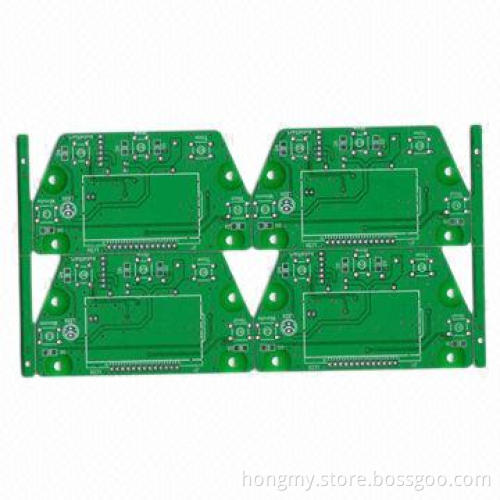 Double-sided PCB with HASL Finish and 0.2 to 3.2mm Finished Board Thickness